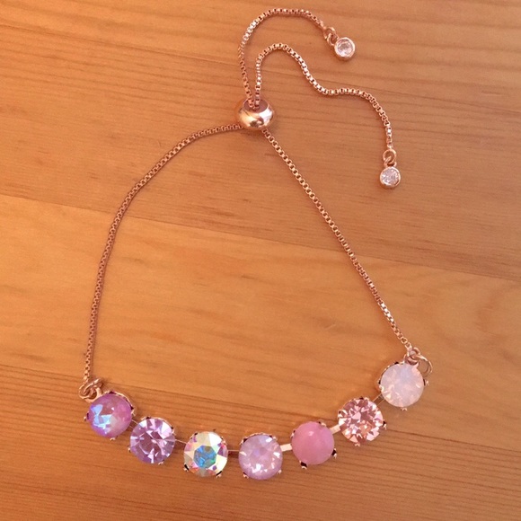 Shades of Purple + Pink Ombré Bracelet - Picture 3 of 13